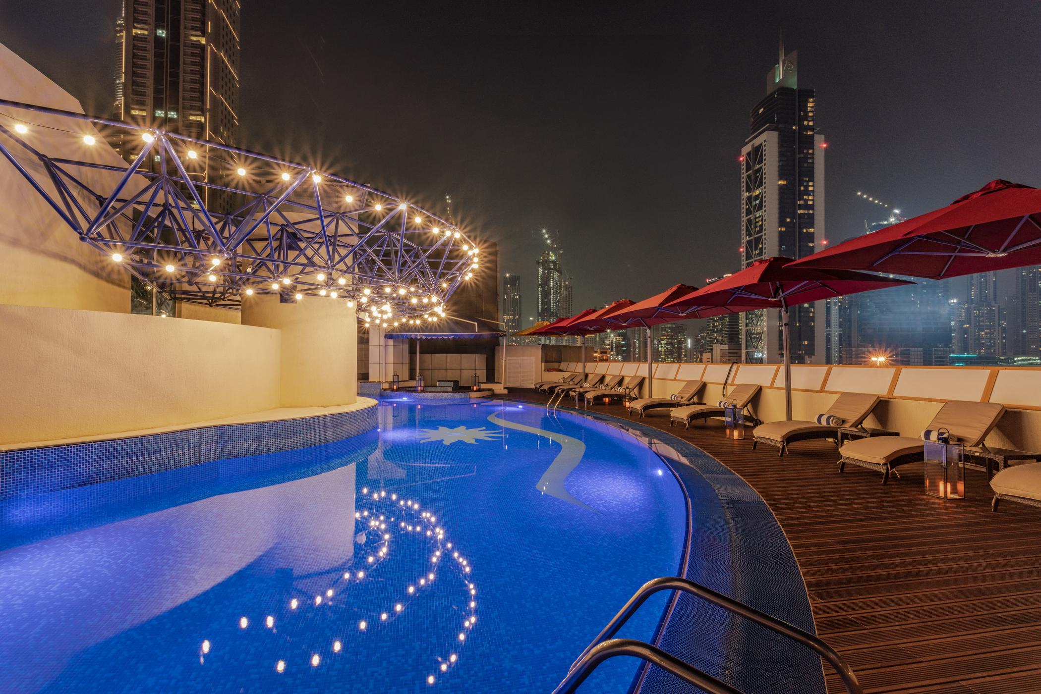 Leva Hotel Mazaya Centre Dubai Ngoại thất bức ảnh